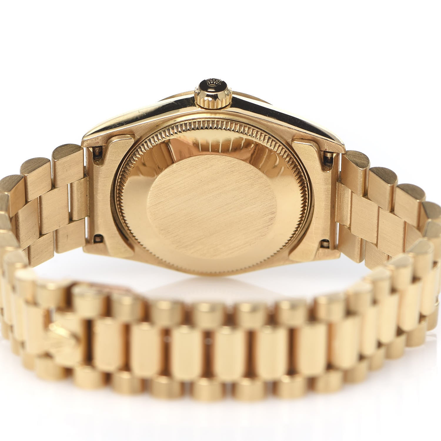 Rolex 18K Yellow Gold Diamond 31mm Oyster Perpetual Datejust President Watch Champagne 68278 5 of 7