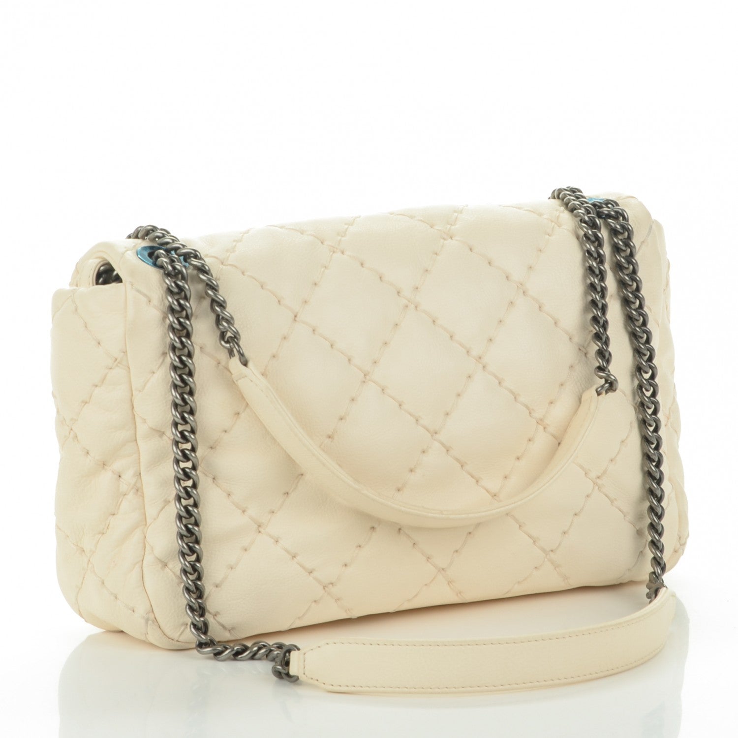 Chanel Calfskin Ultimate Stitch Flap White 3 of 7