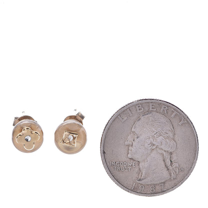 Louis Vuitton Resin Inclusion Stud Earrings Set of 2 Pink 3 of 7