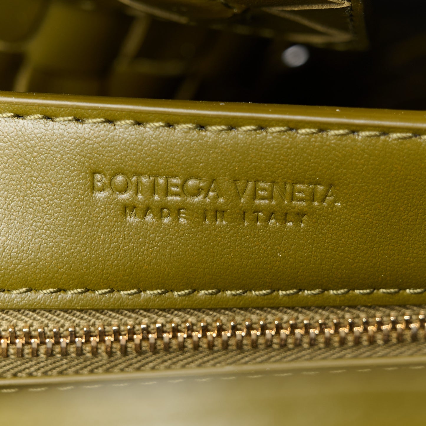 Suede Intrecciato Small Andiamo Shoulder Bag Olive Oil