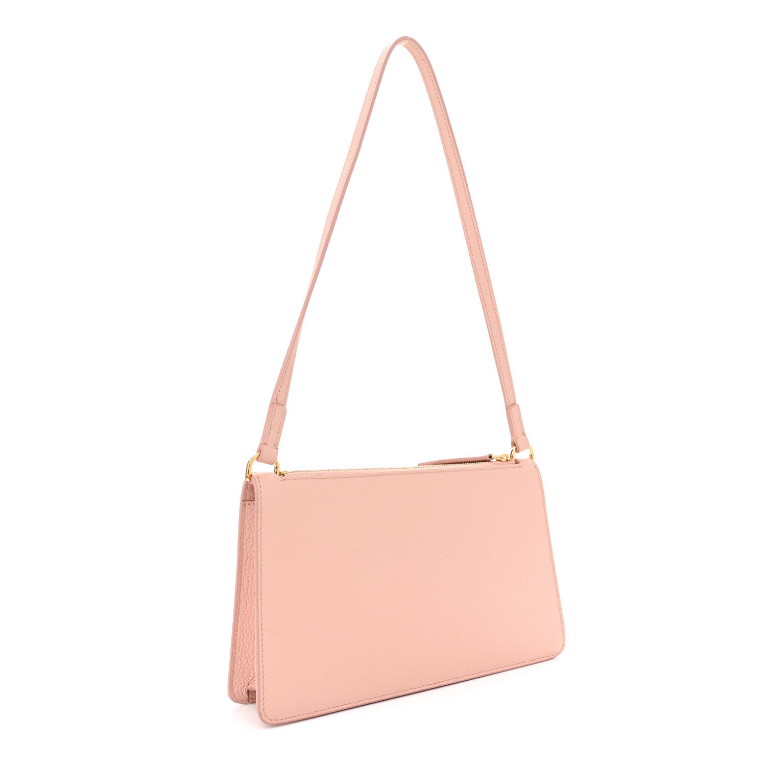 Burberry Grained Calfskin Mini TB Shoulder Pouch Dusty Pink 3 of 11