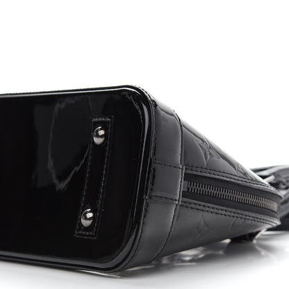 Louis Vuitton Vernis Alma BB Noir Magnetique 6 of 8