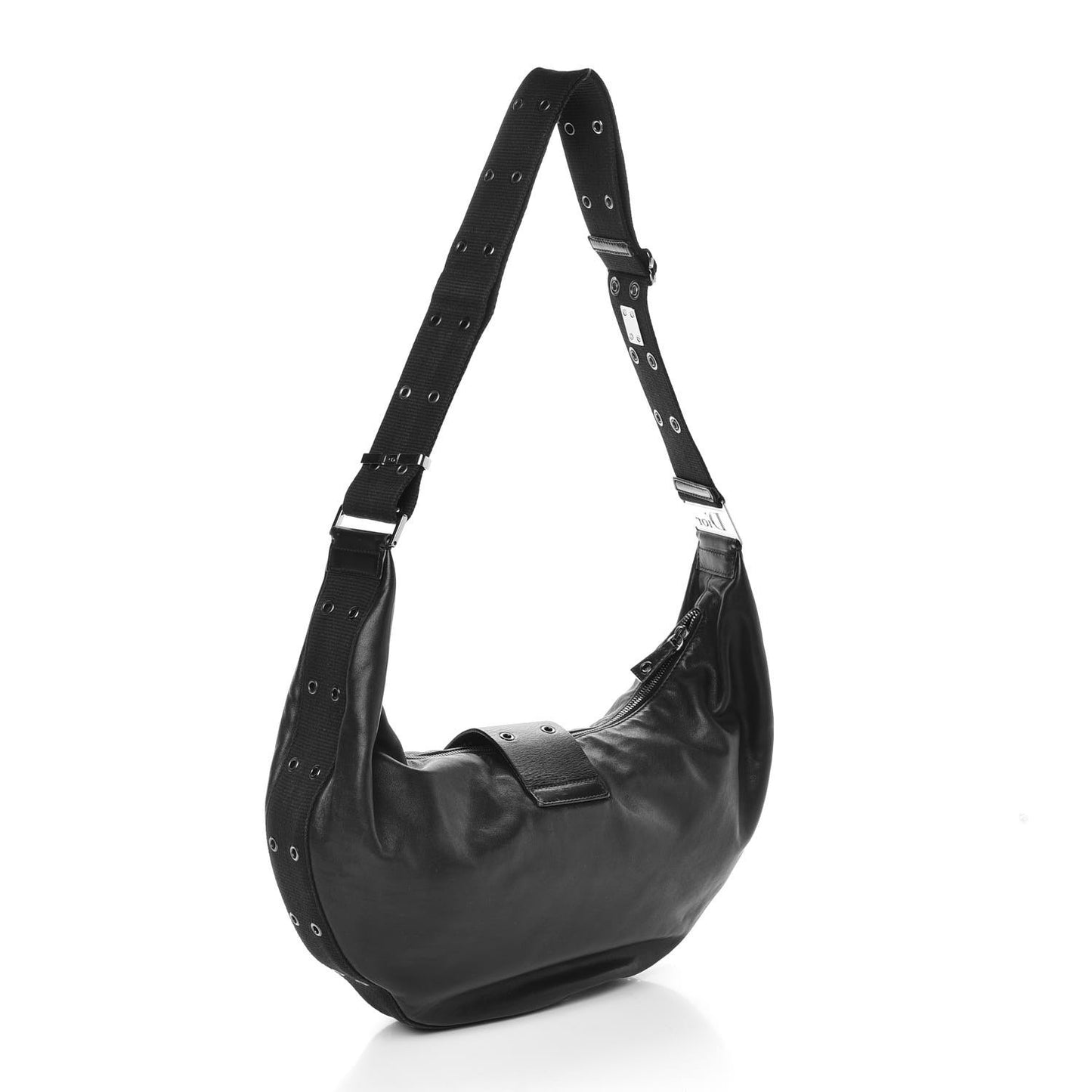 Calfskin Street Chic Hobo Black