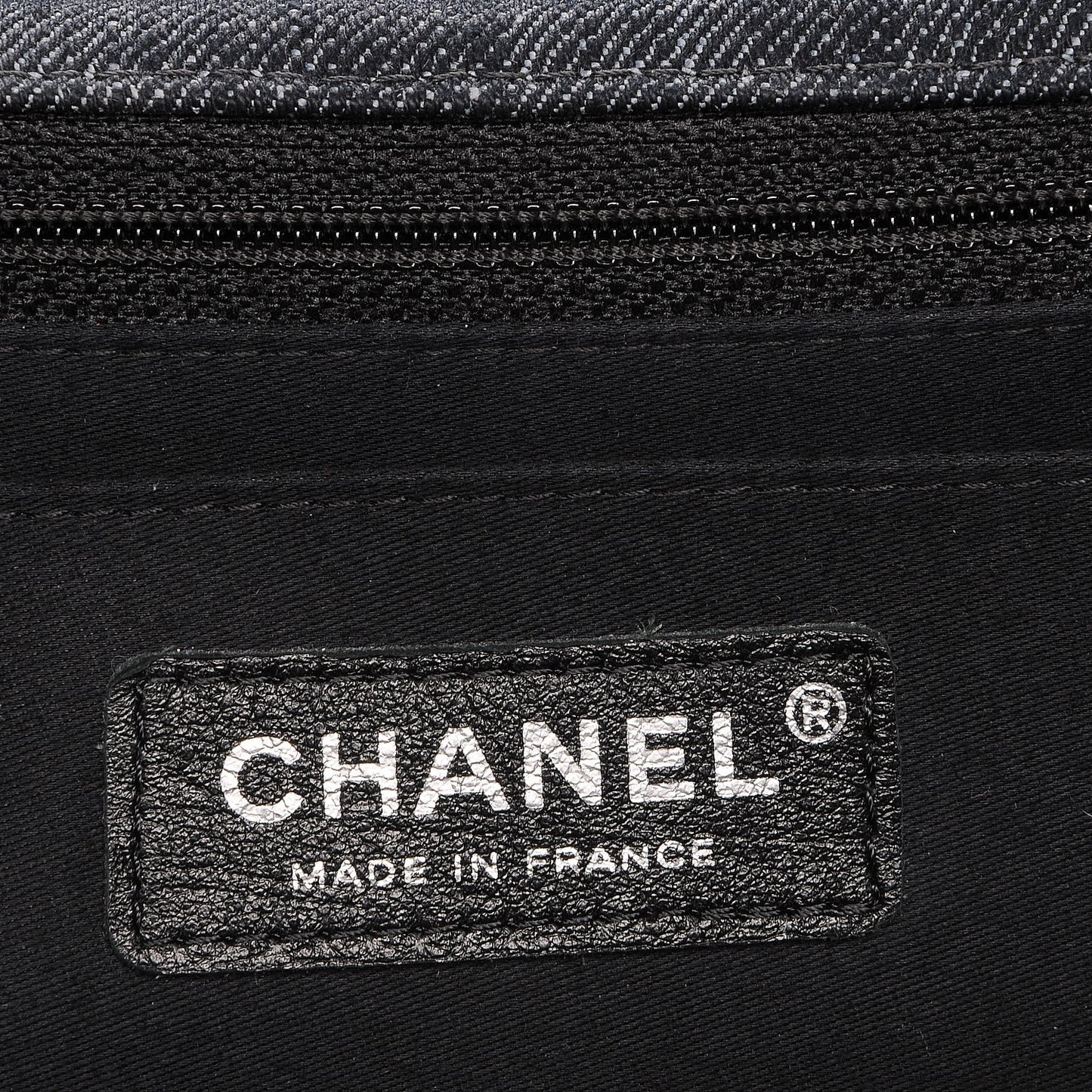 Denim Tweed Patchwork Jumbo Single Flap Multicolor