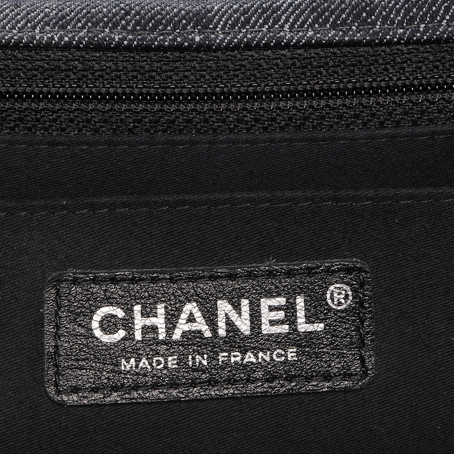 Chanel Denim Tweed Patchwork Jumbo Single Flap Multicolor 6 of 7