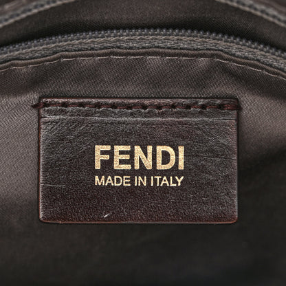 Fendi Vitello Savana Big Mama Baguette Grigio Tartaruga Natural 6 of 10
