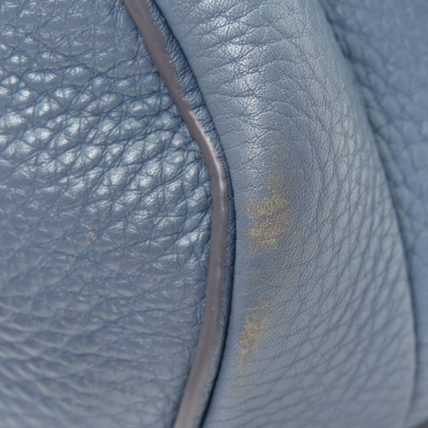 Alexander Wang Pebbled Lambskin Rockie Blue Pale Gold Hardware 15 of 24
