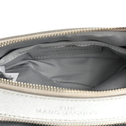 Marc Jacobs Saffiano Small Snapshot Camera Bag Silver 6 of 10