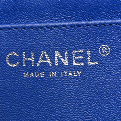 Chanel Lambskin Quilted Jumbo Single Flap Blue 6 of 17