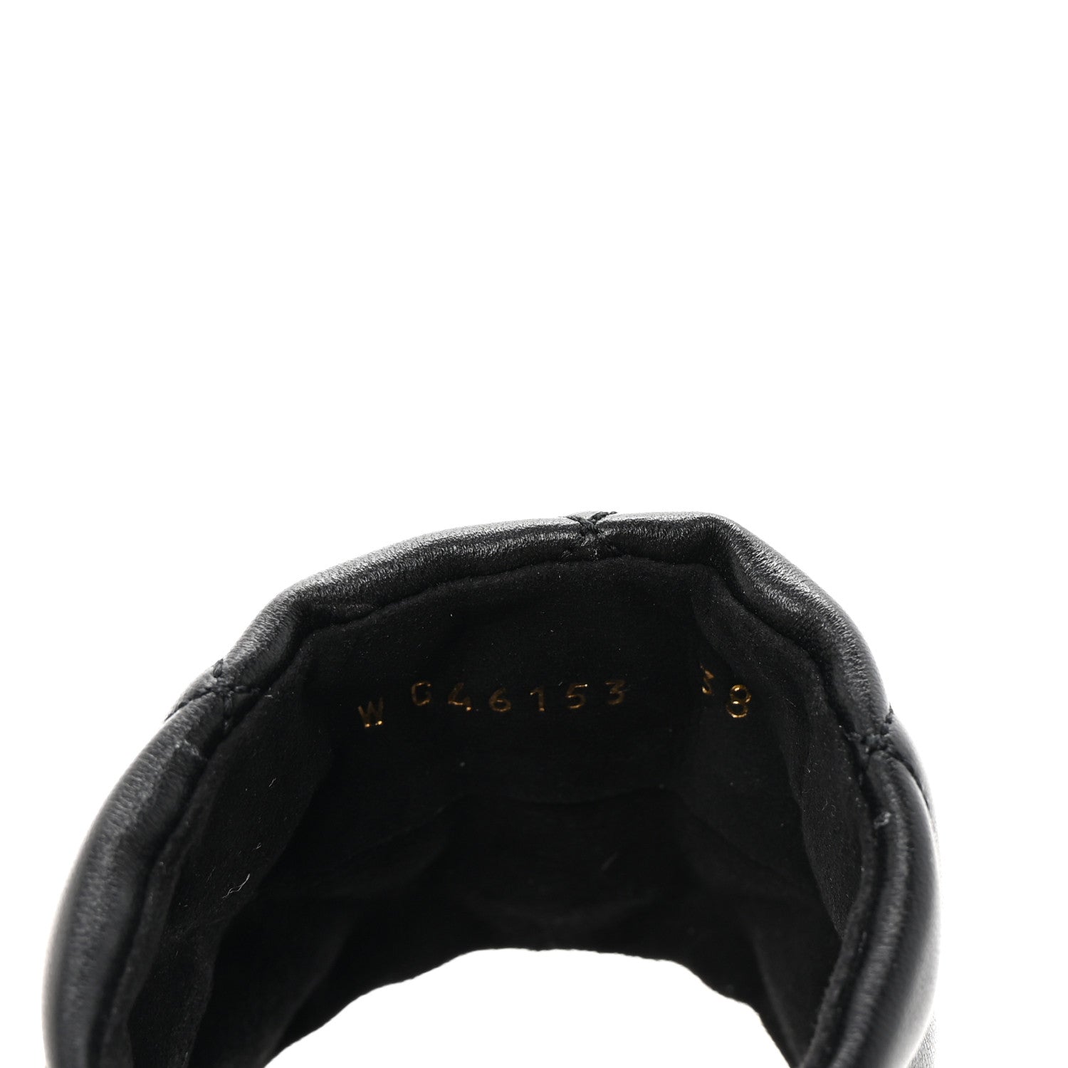 Chanel Lambskin Quilted CC Chain Espadrille Mules 38 Black Navy 9 of 10