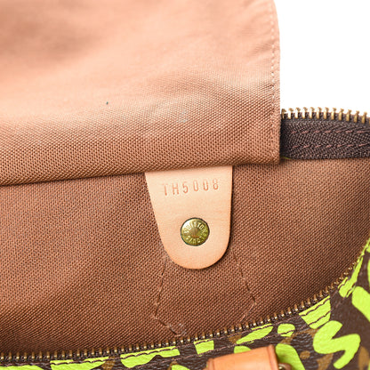 Louis Vuitton Monogram Graffiti Speedy 30 Green 6 of 12