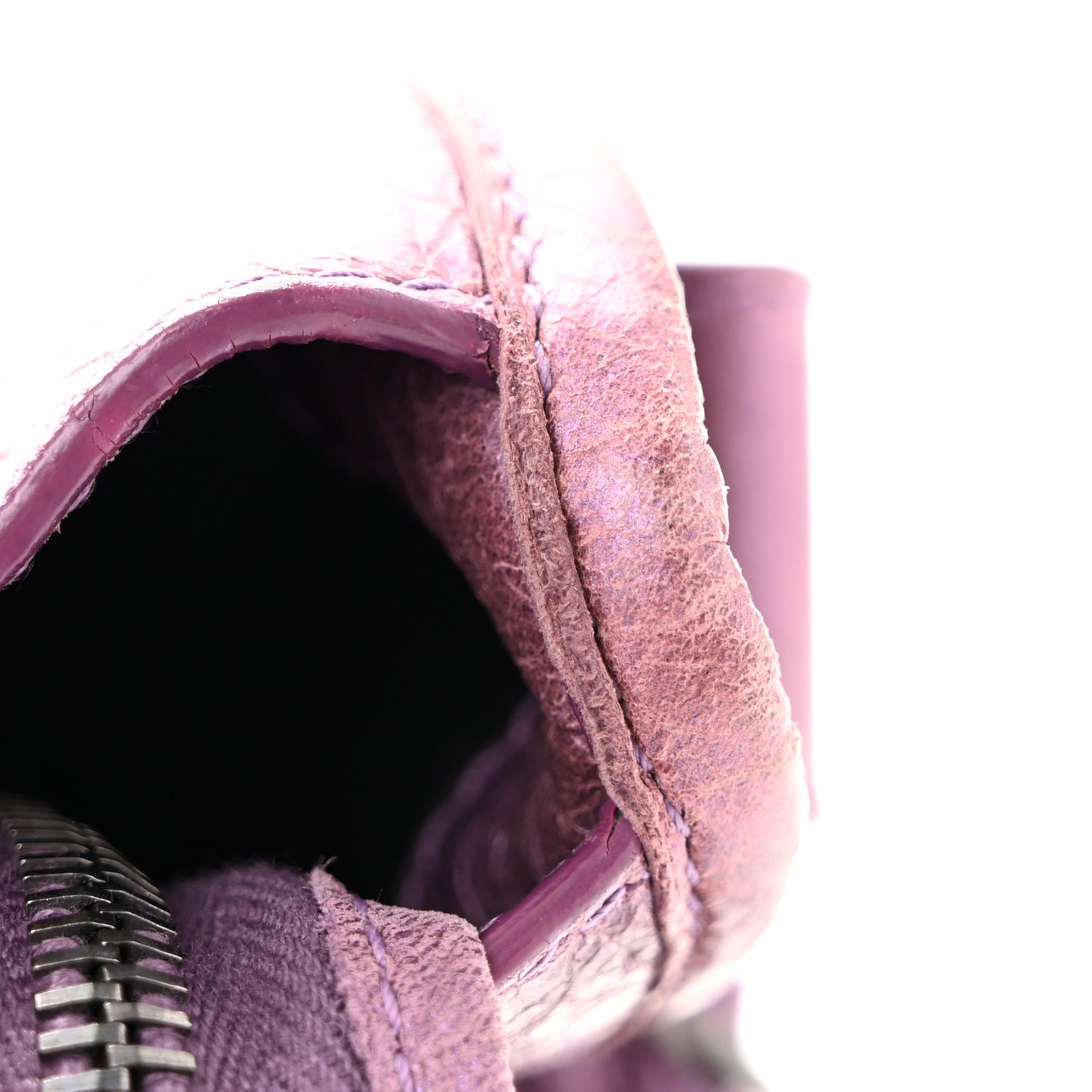 Agneau Classic Hardware City Metallic Purple