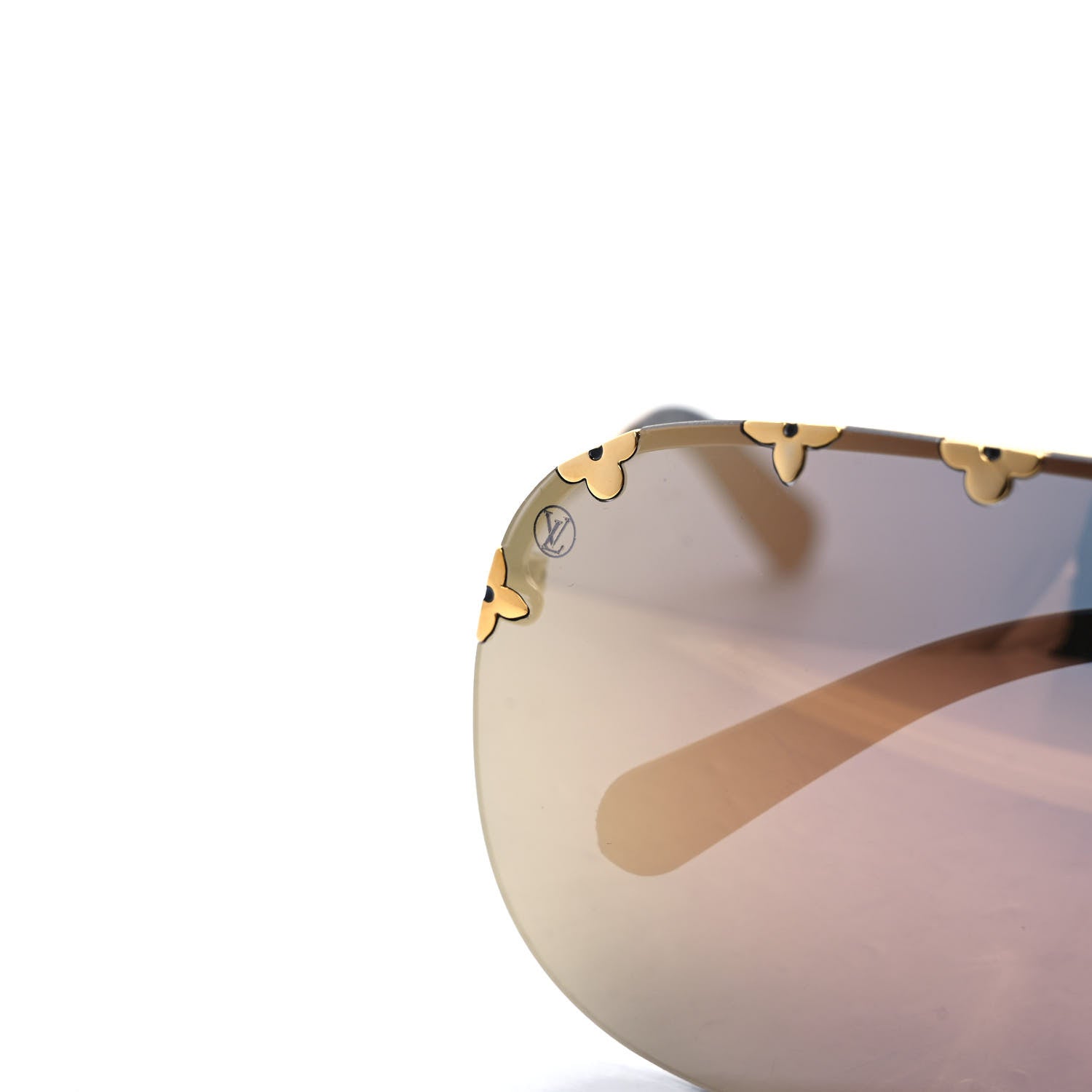 Louis Vuitton Purple Rain Sunglasses Z2367W Gold 5 of 11