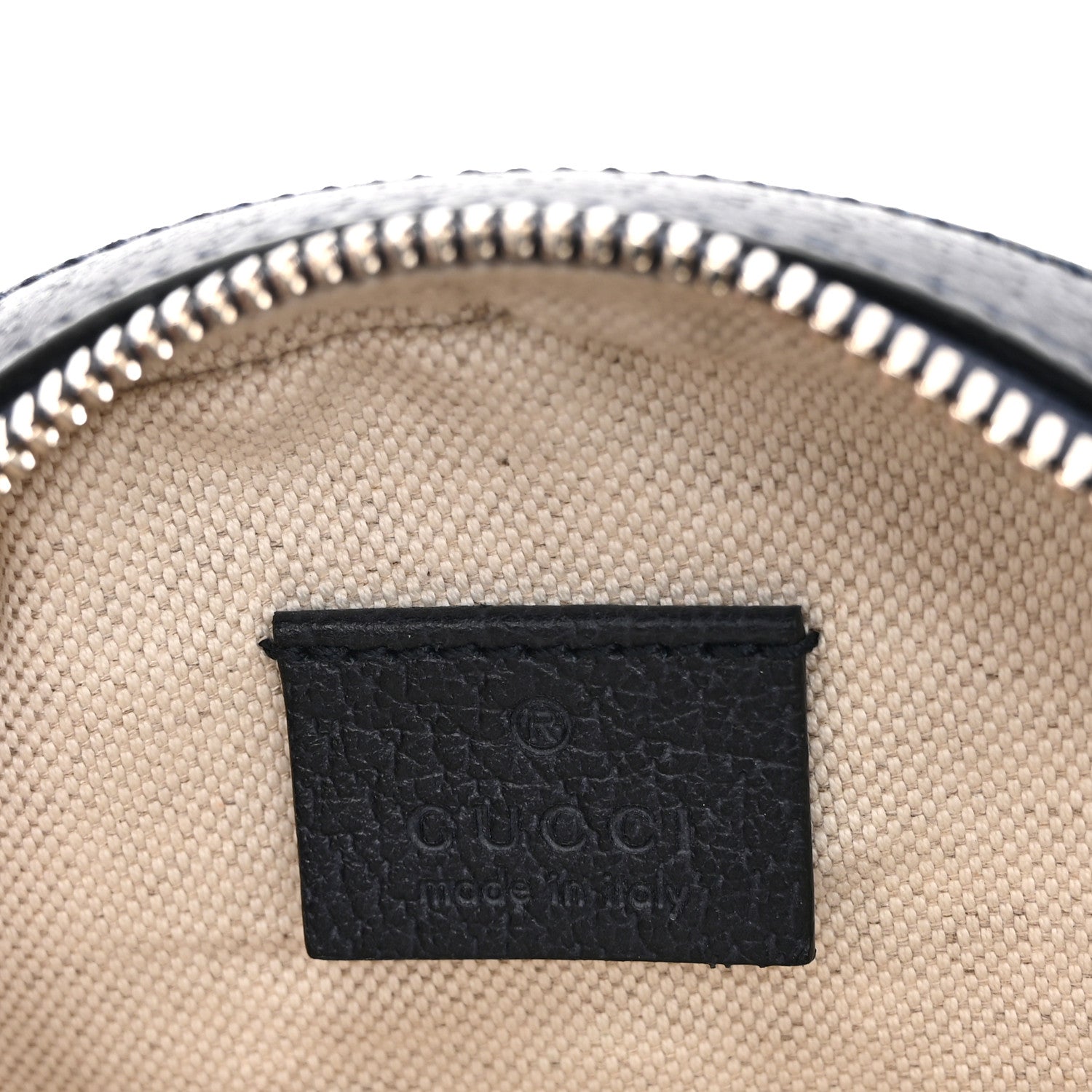 Gucci Monogram Multicolor Textured Calfskin Retro Interlocking G Round Shoulder Bag Pink Blue 6 of 11