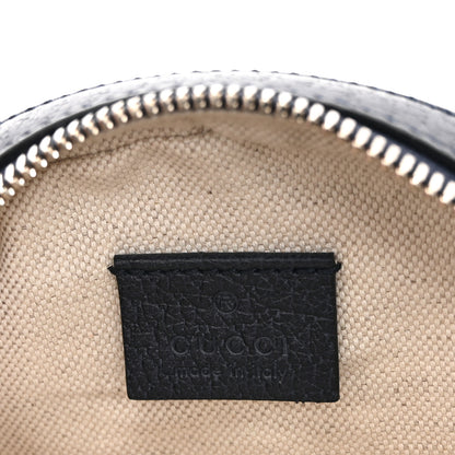 Gucci Monogram Multicolor Textured Calfskin Retro Interlocking G Round Shoulder Bag Pink Blue 6 of 11