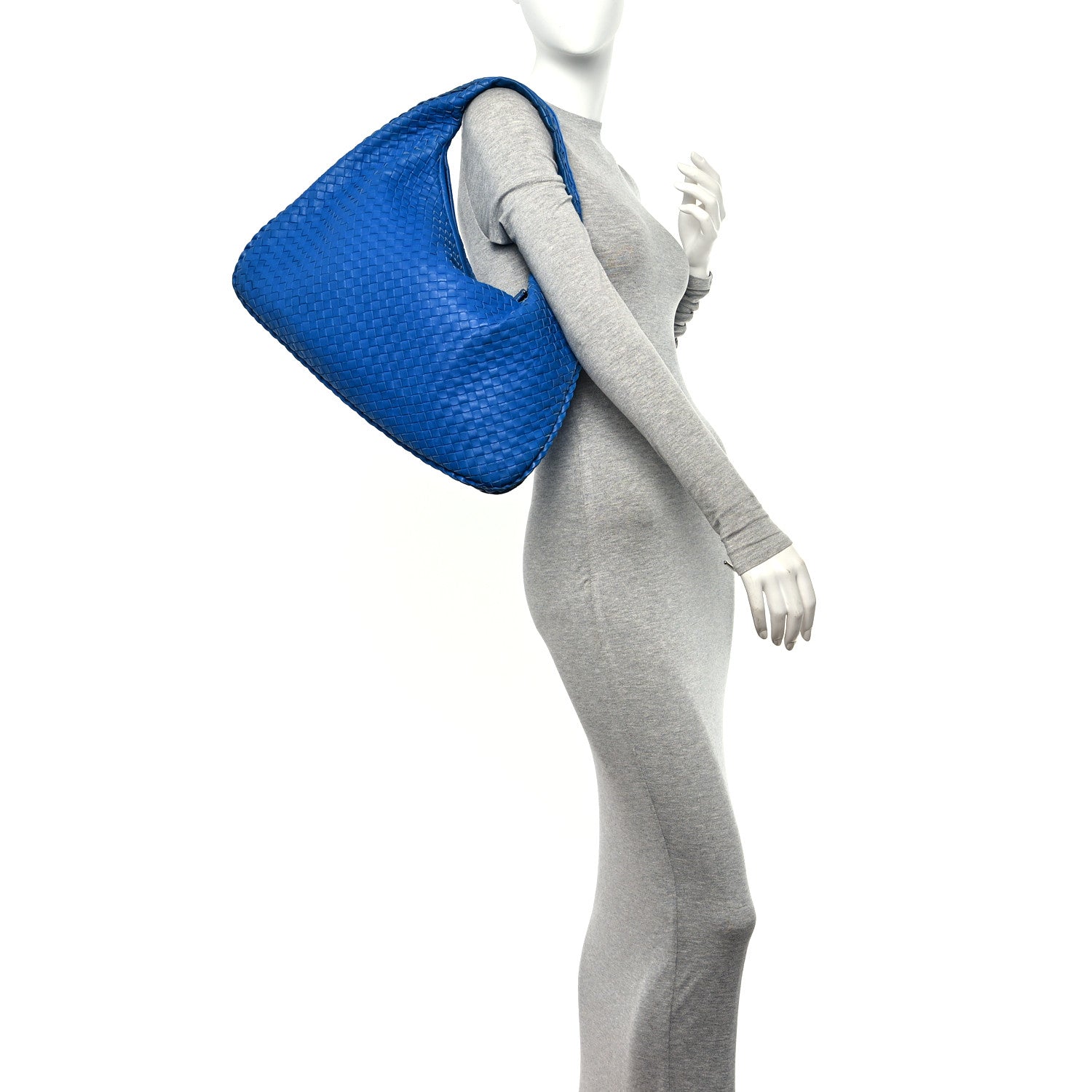 Bottega Veneta Nappa Intrecciato Large Veneta Hobo Delft 3 of 10