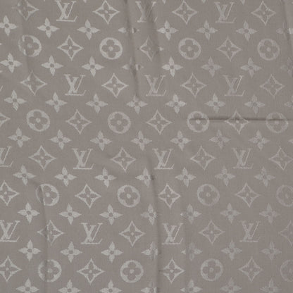 Louis Vuitton Silk Wool Monogram Shawl Beige 1 of 5