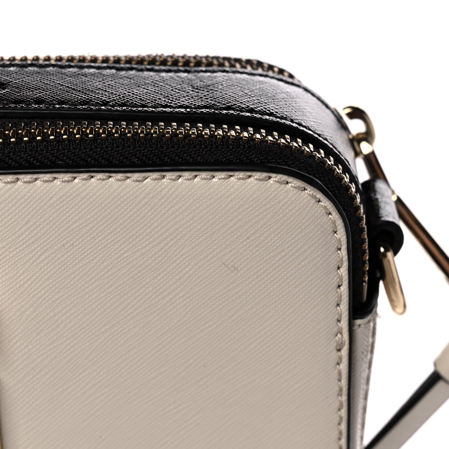 Marc Jacobs Saffiano Small Snapshot Camera Bag Cloud White Multicolor 14 of 14