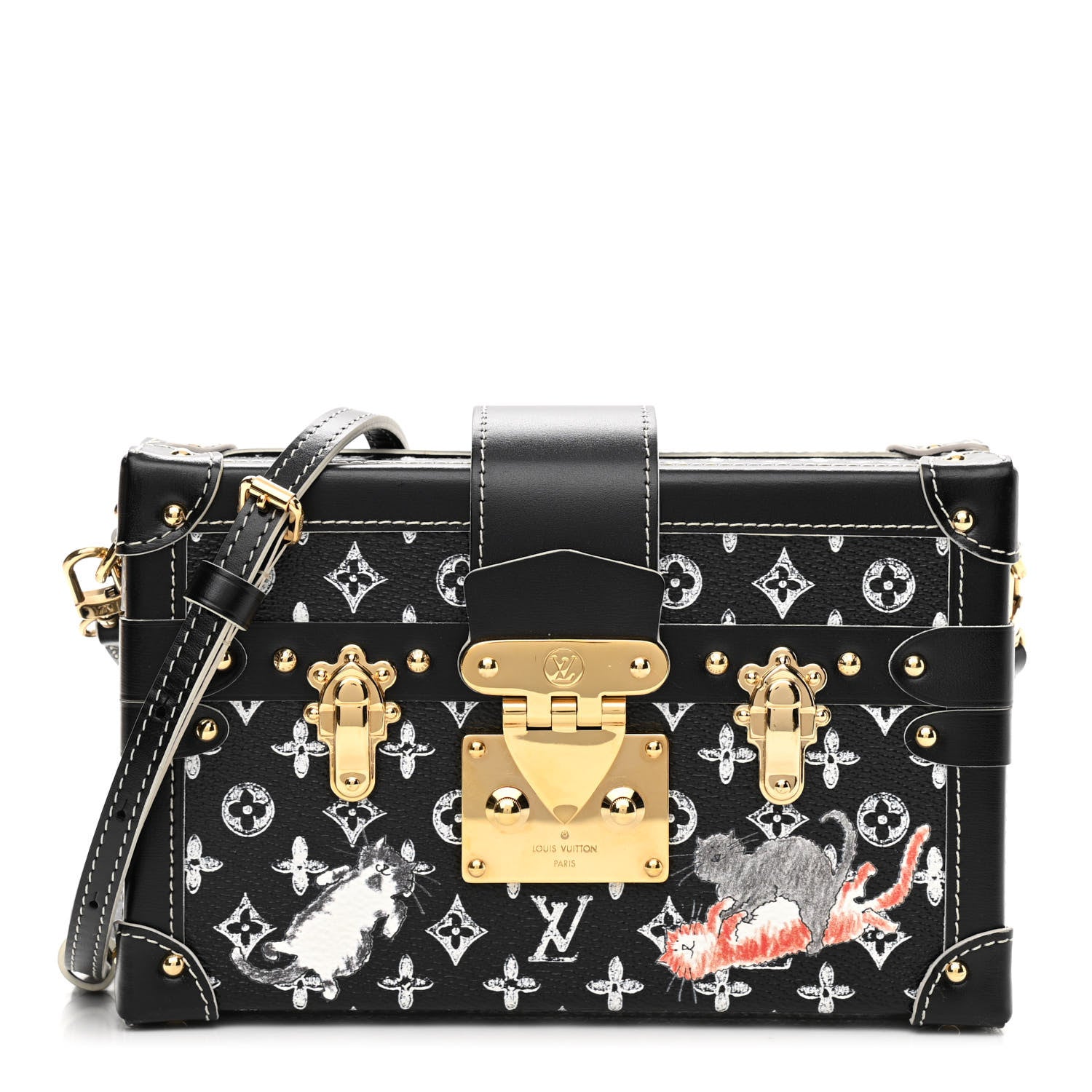 Louis Vuitton Catogram Petite Malle Black 1 of 10