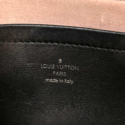 Louis Vuitton Lambskin Embossed Monogram Pochette Coussin Black 7 of 11