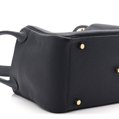 Hermes Taurillon Clemence Lindy 30 Bleu Nuit 9 of 11