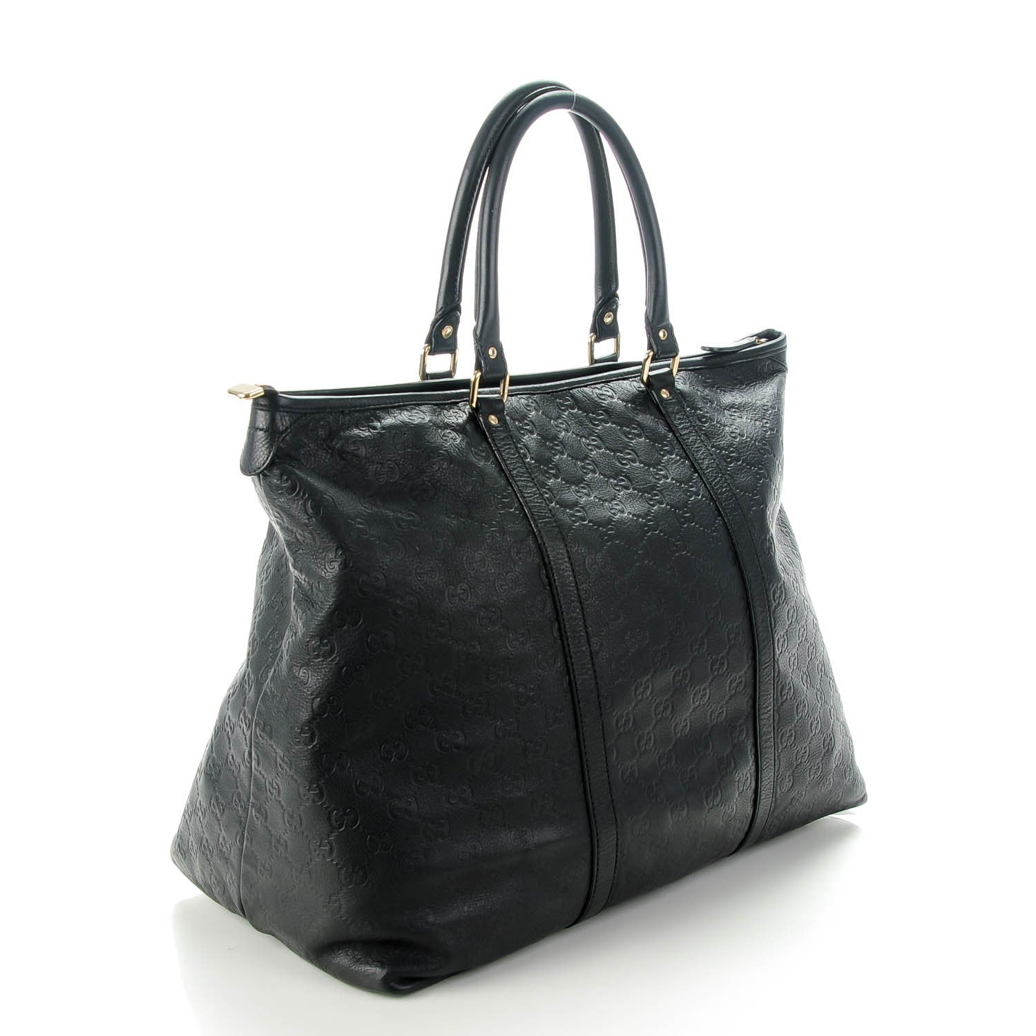 Gucci Guccissima Medium Joy Tote Bag Black 3 of 9