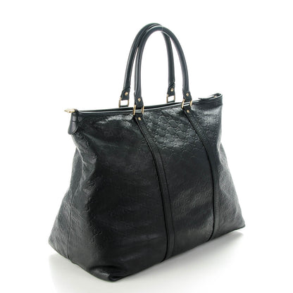 Gucci Guccissima Medium Joy Tote Bag Black 3 of 9