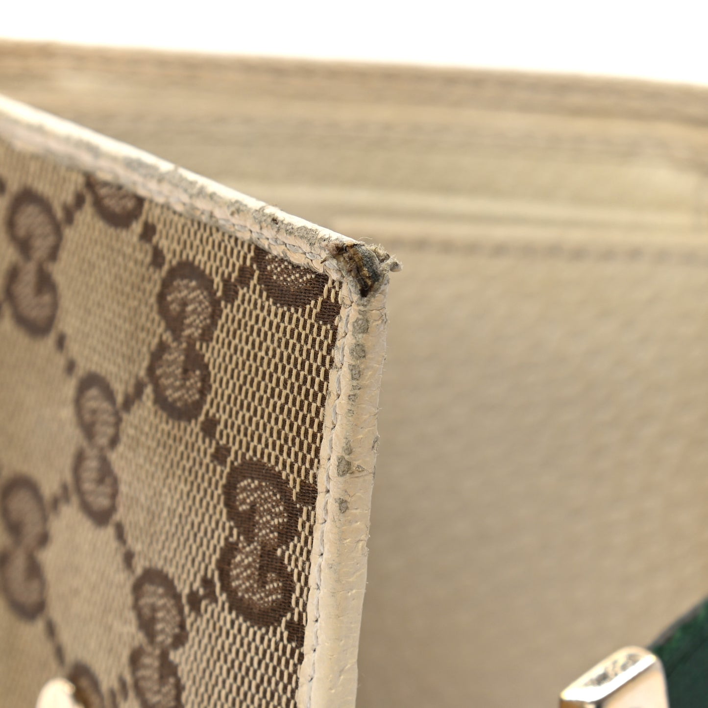 Monogram Web Ladies Web French Wallet Off White