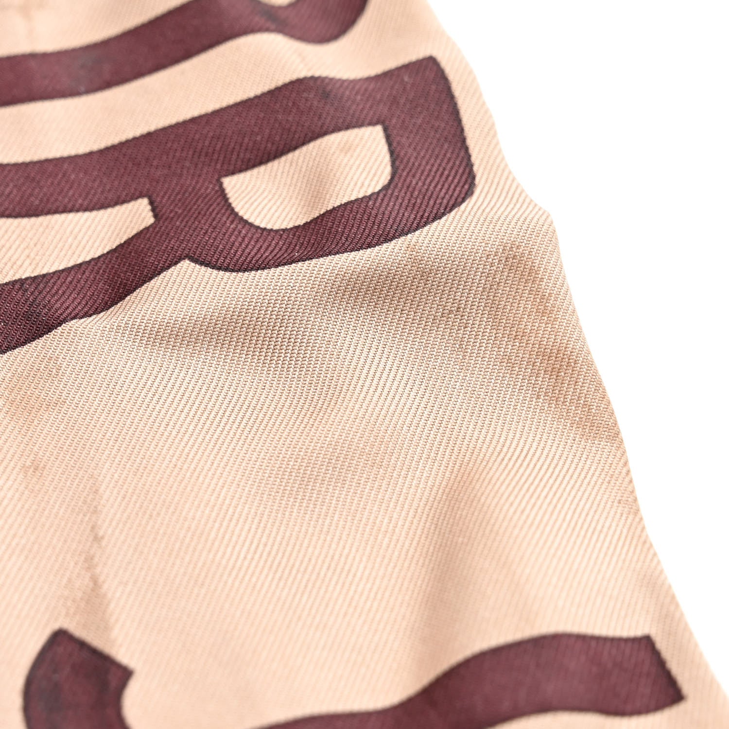 Christian Dior Silk Oblique Mitzah Scarf Bordeaux 4 of 5