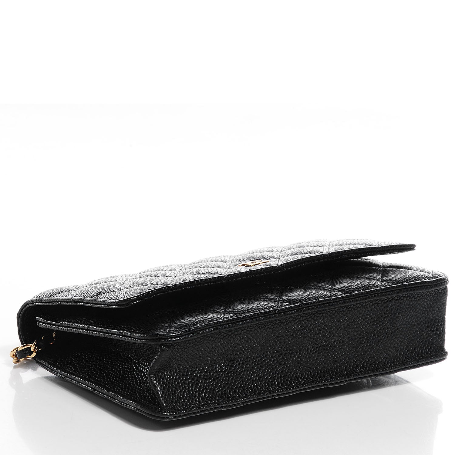 Chanel Caviar Quilted Wallet On Chain WOC Black 4 of 9