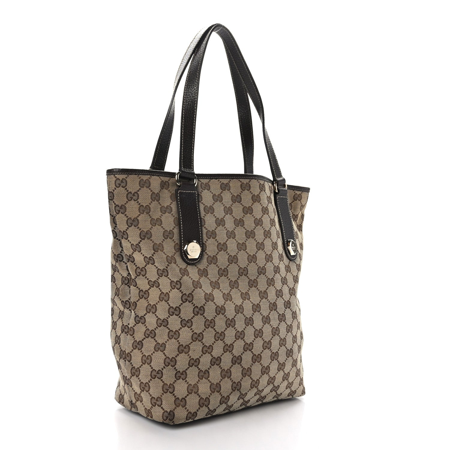 Gucci Monogram Charmy Tote Brown 3 of 9