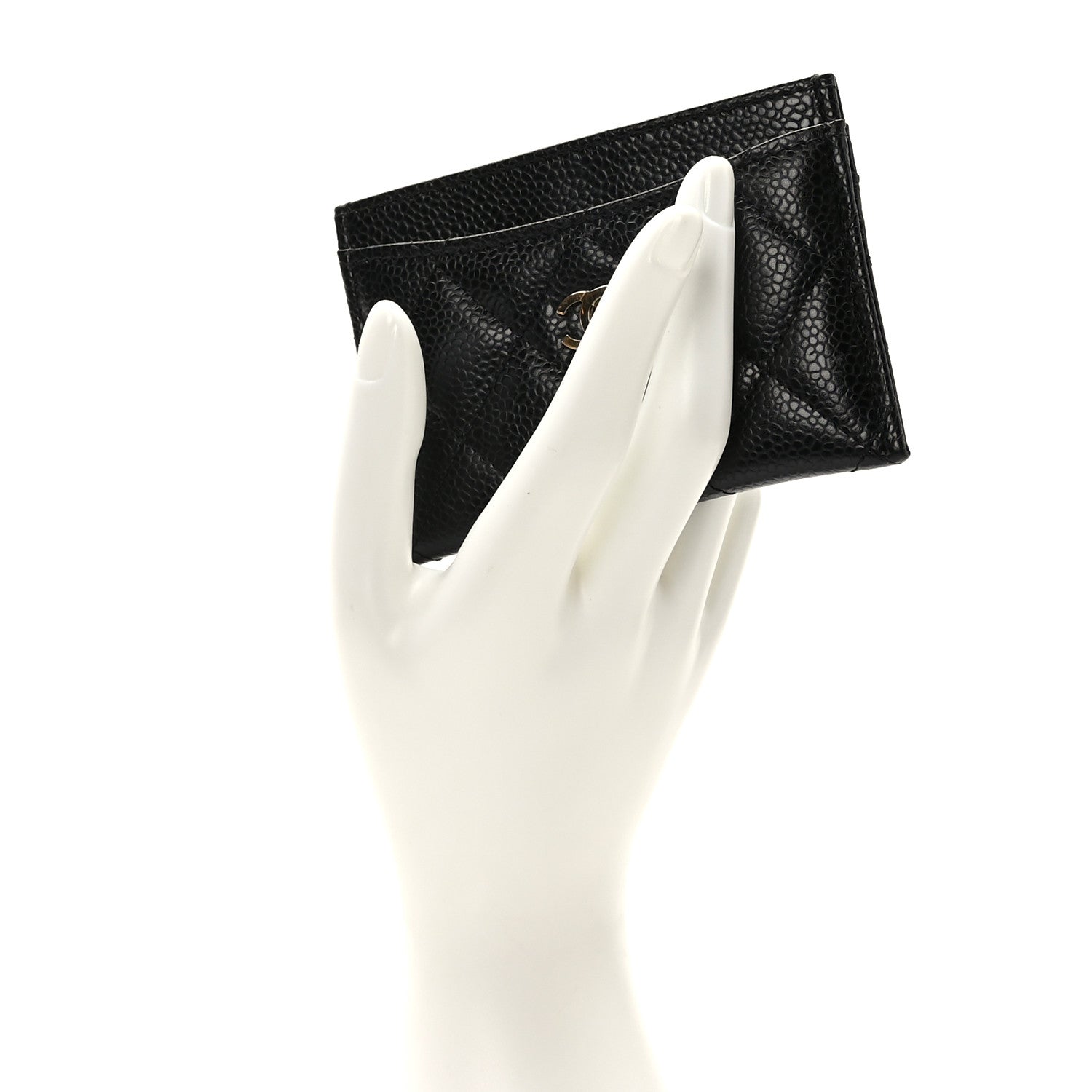 Chanel Caviar Quilted Card Holder Black 2 of 9