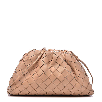 Bottega Veneta Nappa Intrecciato The Mini Pouch Almond 1 of 12