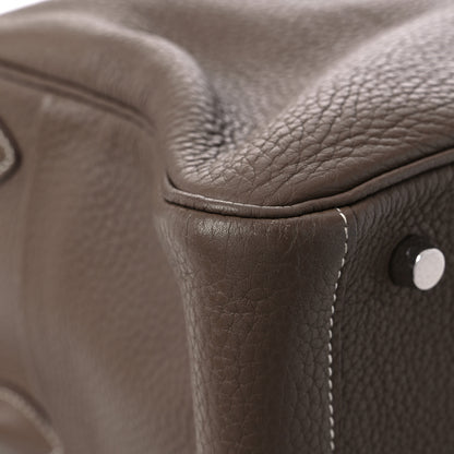 Hermes Taurillon Clemence Lindy 30 Etoupe 10 of 11