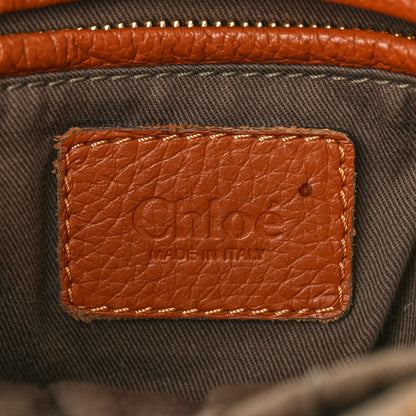 Chloe Calfskin Medium Marcie Satchel Tan 6 of 8