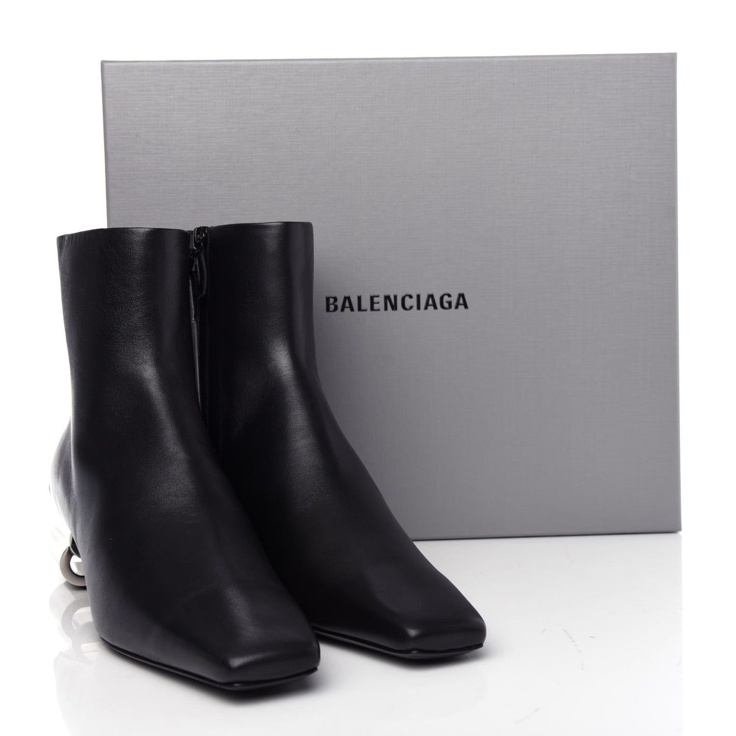 Sheepskin Typo Ankle Booties 40 Black