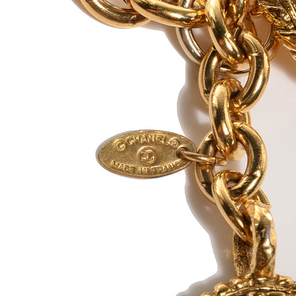 Chanel Chain CC Medallion Belt Gold 3 of 4