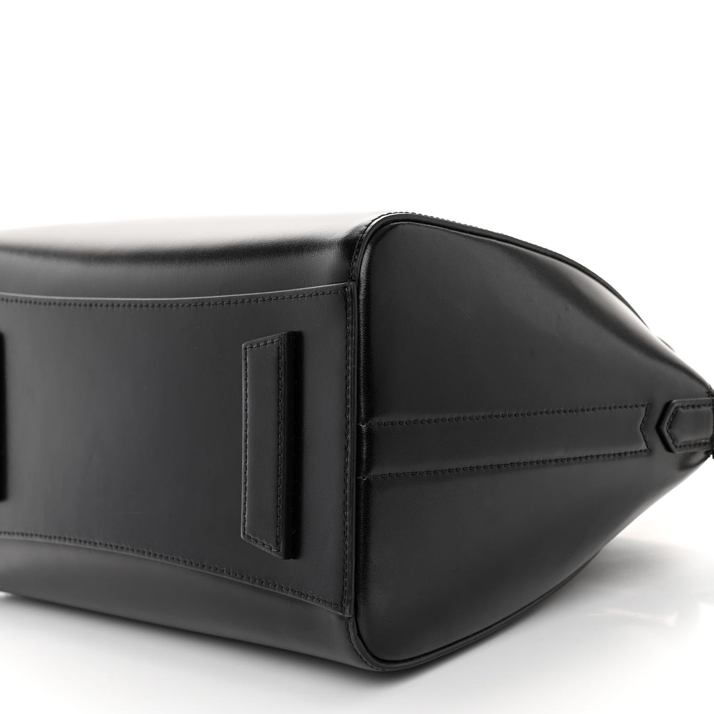 Shiny Lord Calfskin Small Antigona Black