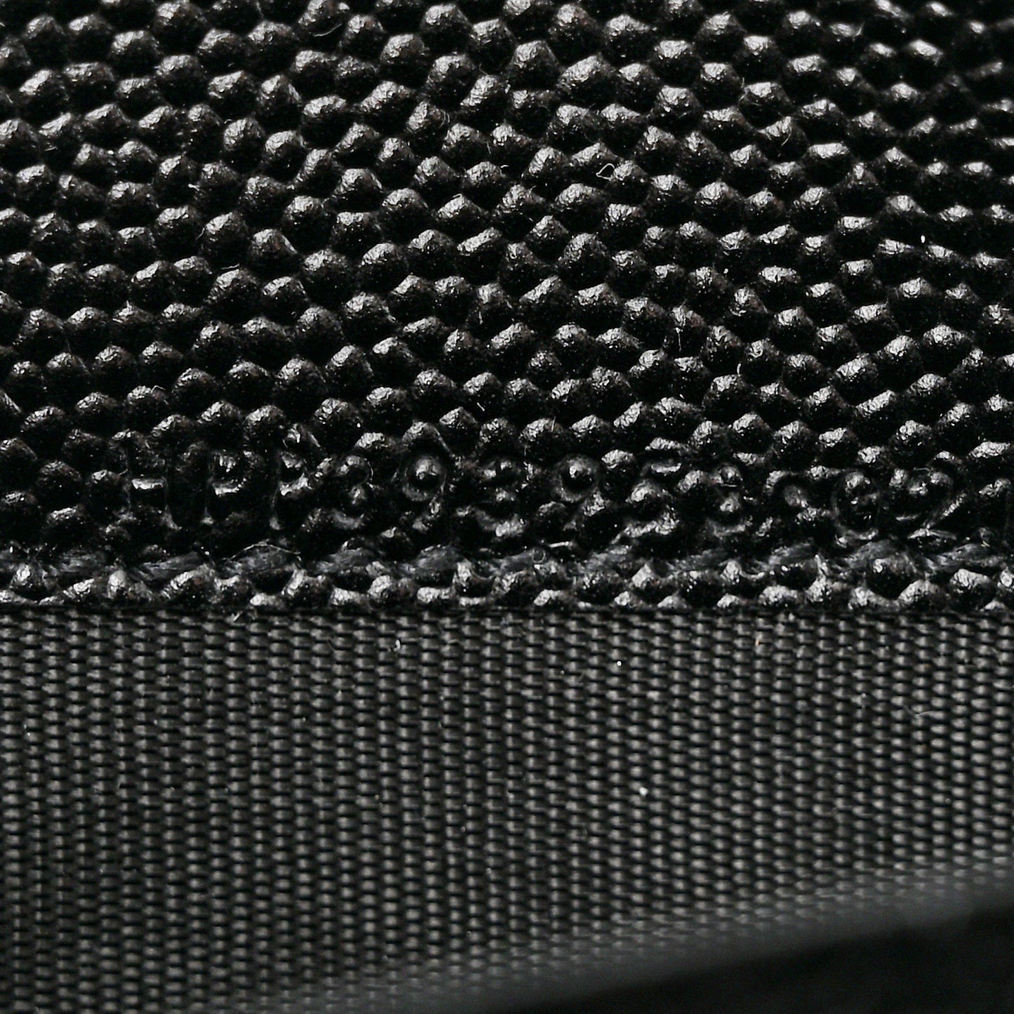 Grain De Poudre Matelasse Chevron Monogram Monochrome Envelope Chain Wallet Black