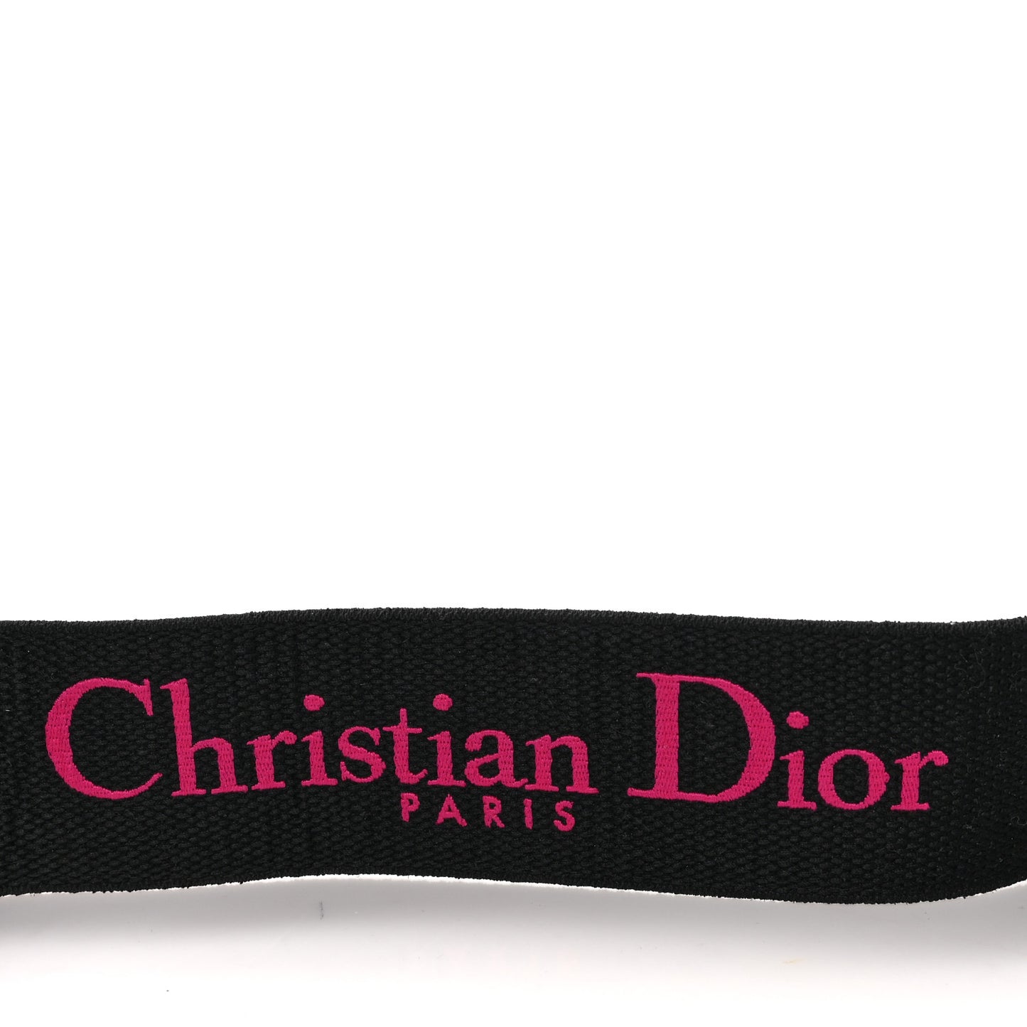 Canvas Embroidered Shoulder Strap Fuchsia Bleu