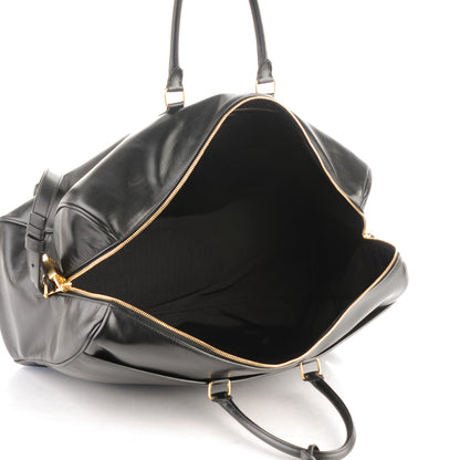Saint Laurent Calfskin Classic Duffle 24 Black 5 of 7