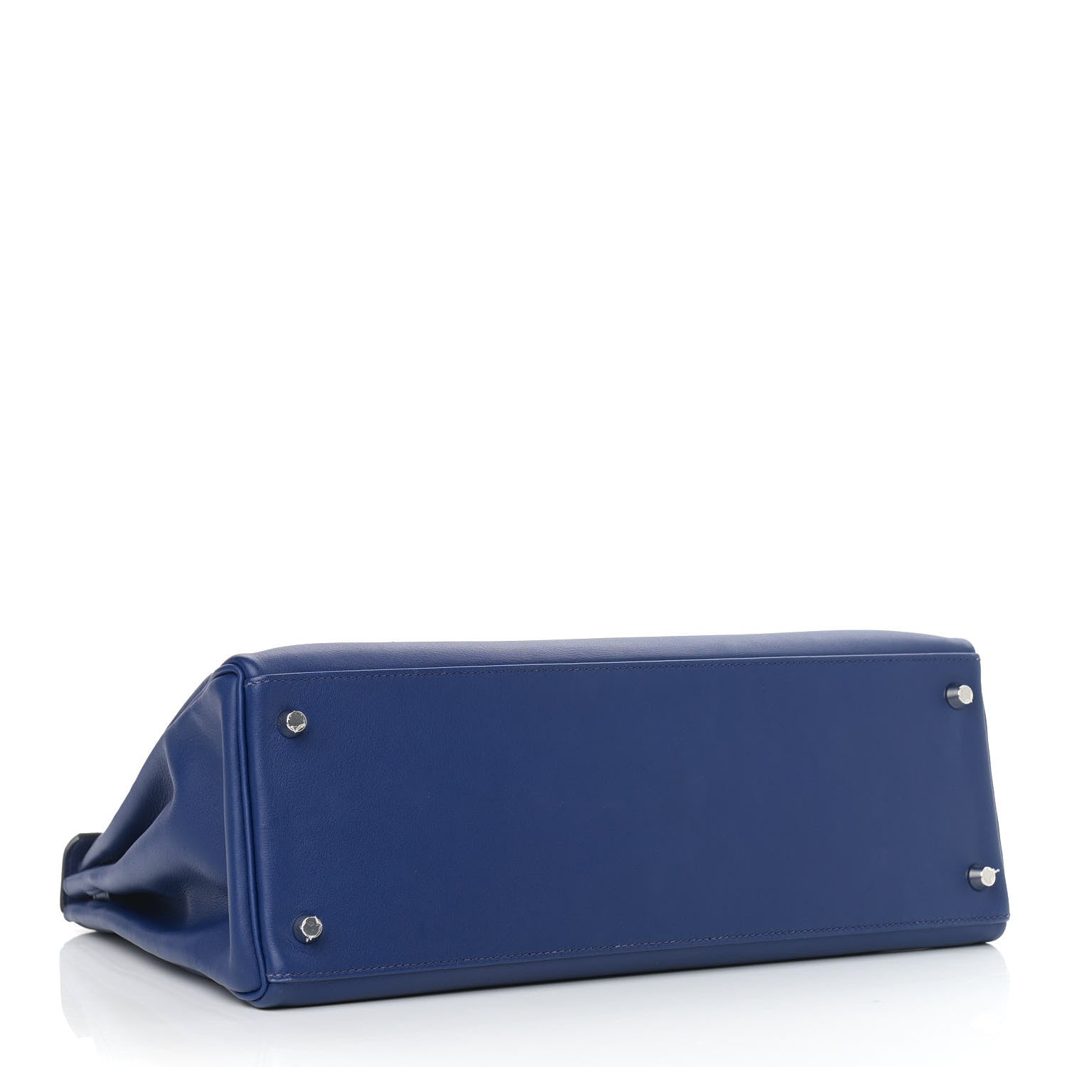 Hermes Swift Horseshoe Kelly Retourne 35 Bleu Electrique 4 of 13