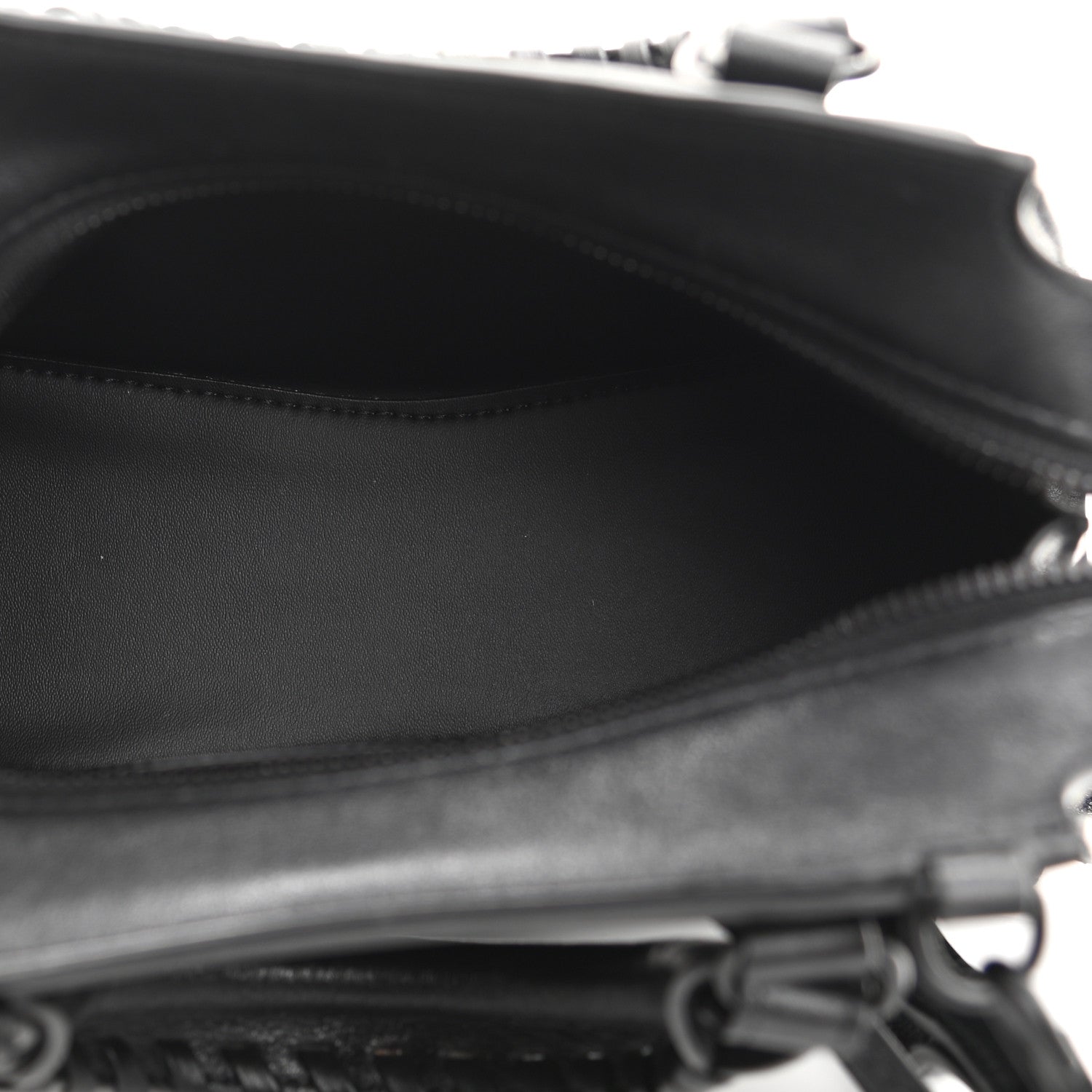Balenciaga Cake Calfskin Tonal Hardware Mini Neo Classic City Black 5 of 10