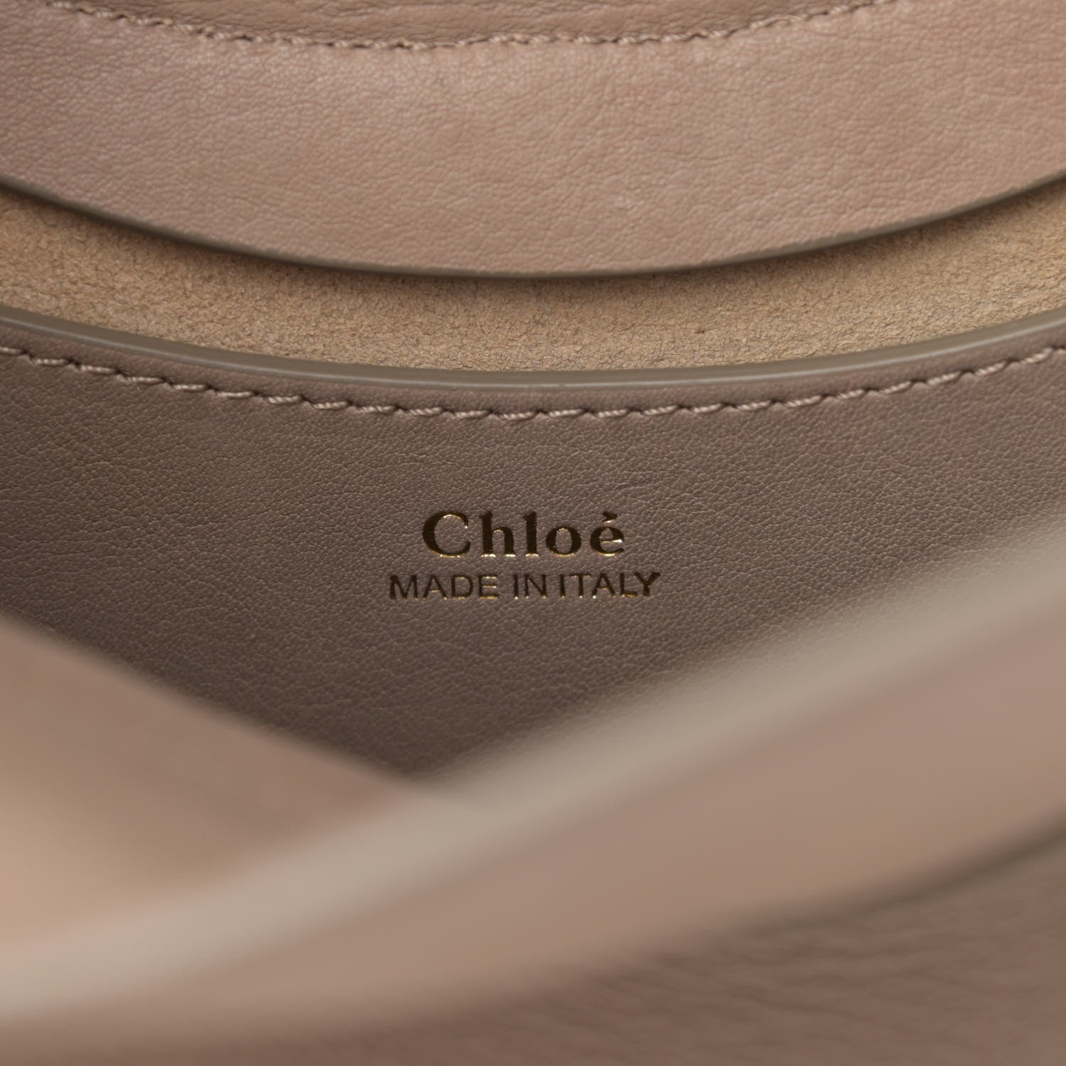 Chloe Small Grain Calfskin Kiss Bag Motty Grey 6 of 11