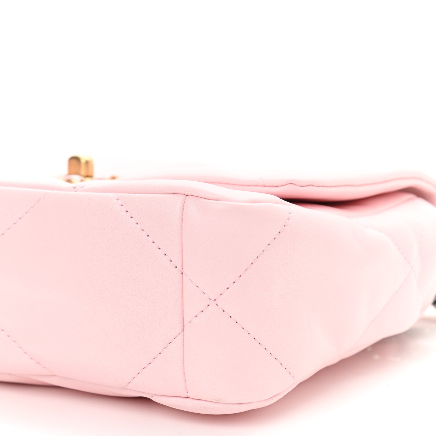 Chanel Lambskin Quilted Medium Chanel 19 Flap Light Pink 8 of 10