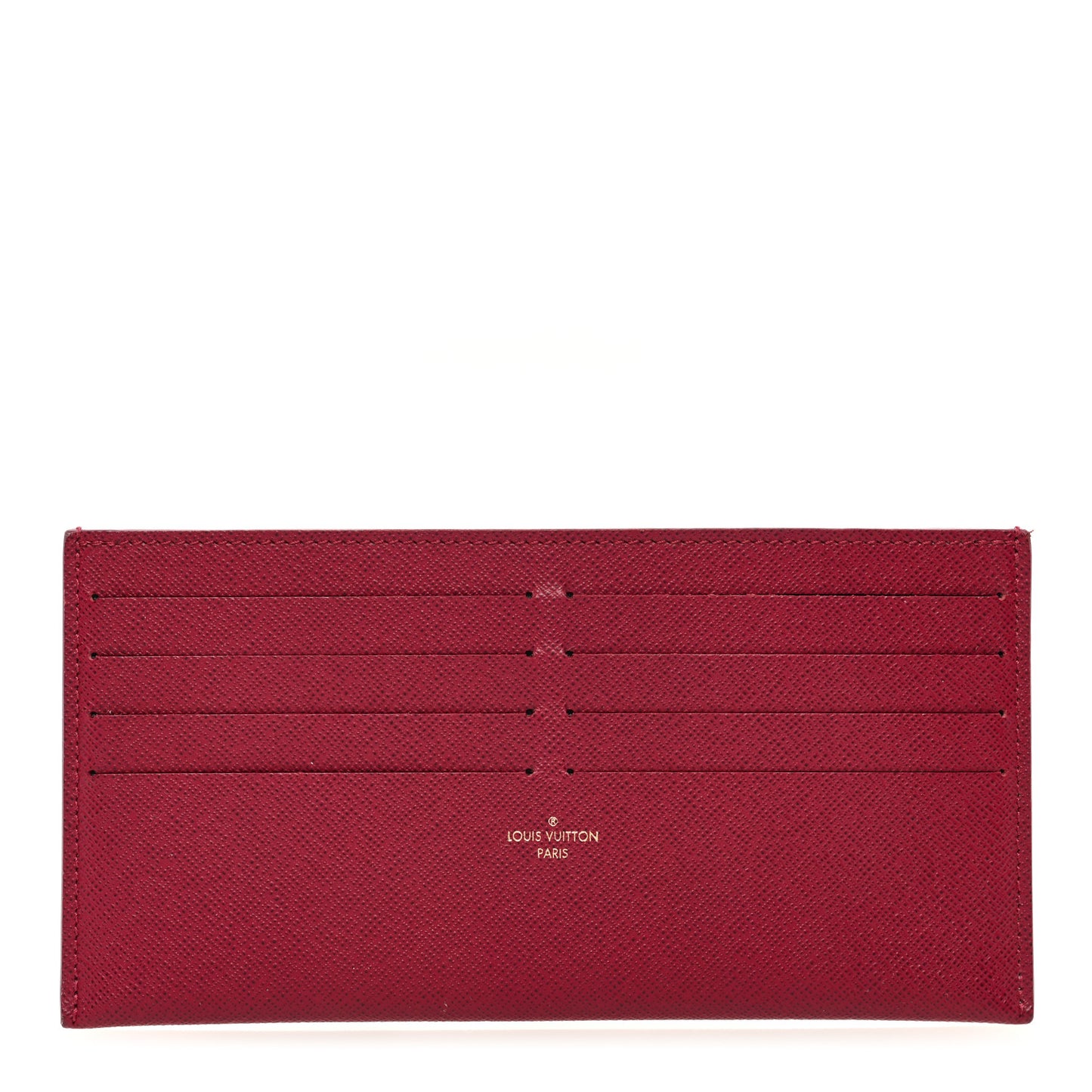 Calfskin Felicie Card Holder Insert Fuchsia