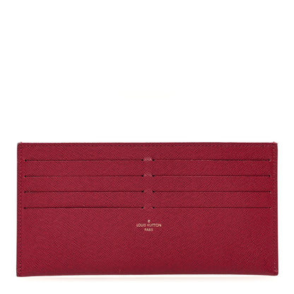 Louis Vuitton Calfskin Felicie Card Holder Insert Fuchsia 1 of 6