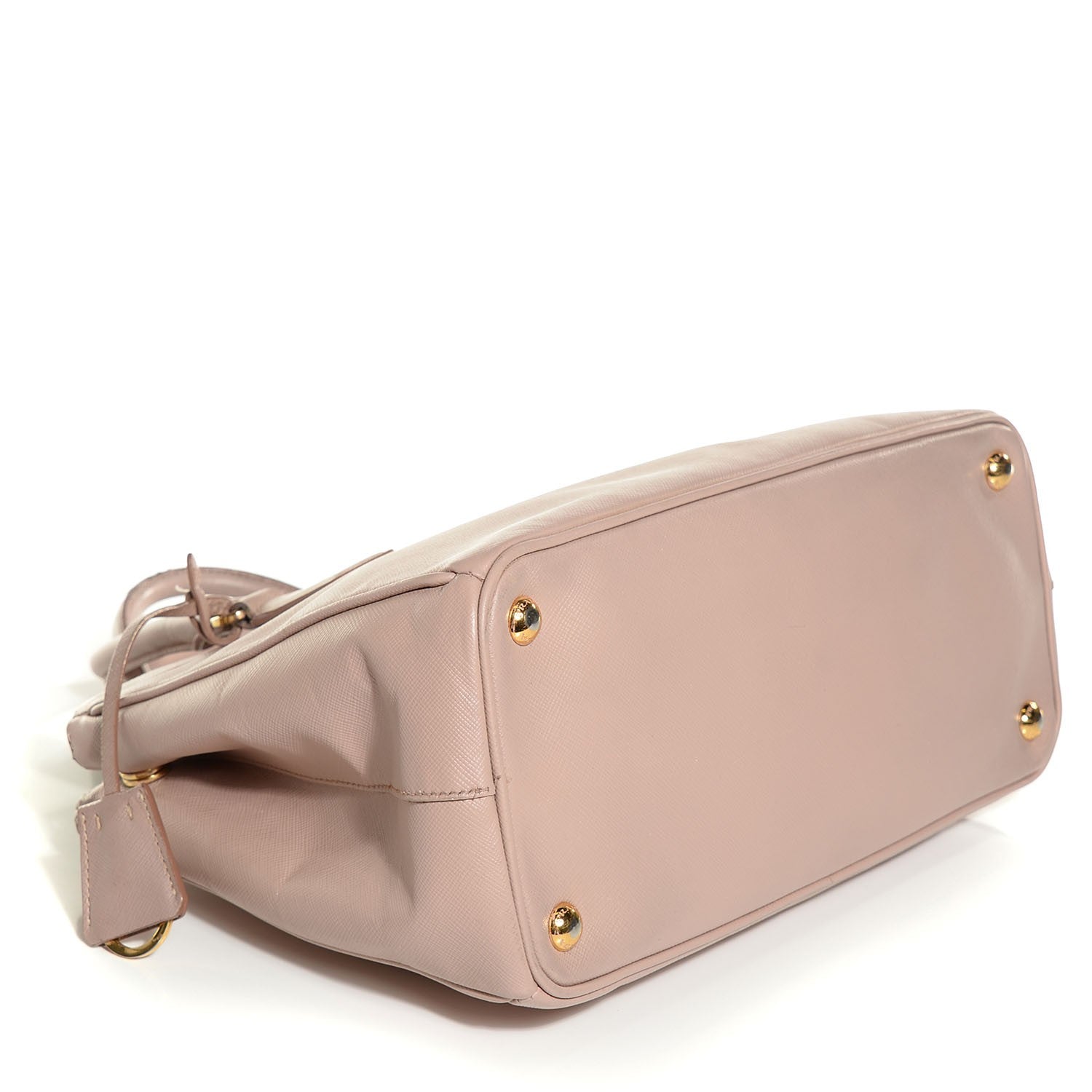 Prada Saffiano Lux Small Double Zip Tote Cammeo 4 of 11