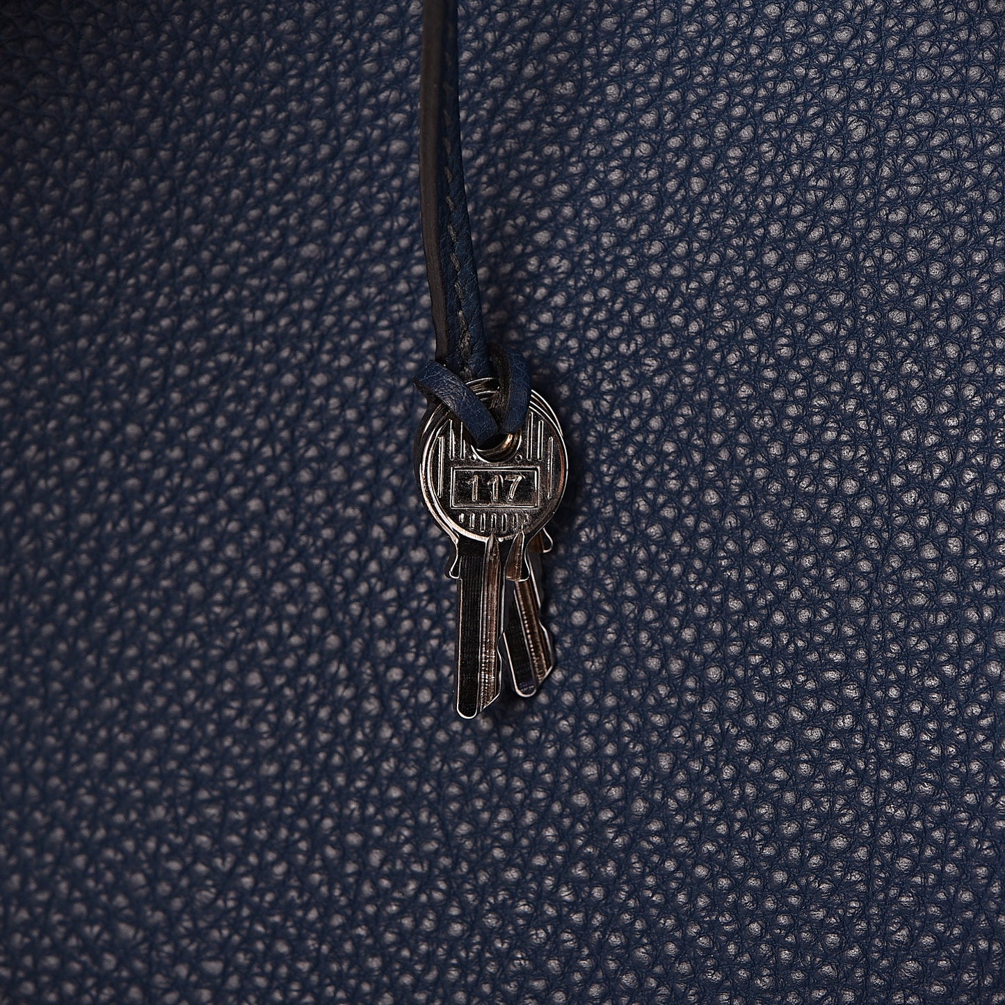 Togo Birkin 35 Bleu De Prusse