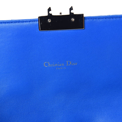 Christian Dior Lambskin Cannage Miss Dior Promenade Pouch Blue 7 of 9